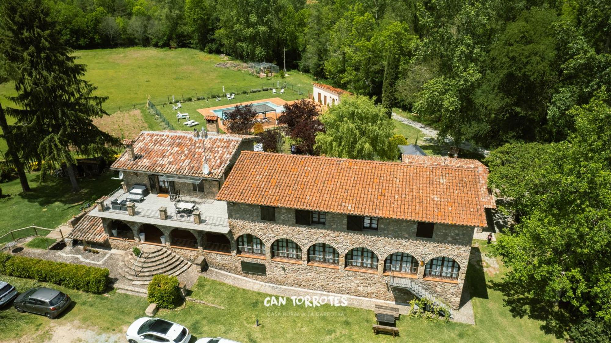 Can Torrotes La Vall de Bianya Exterior foto